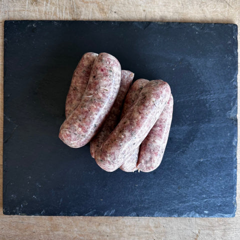 Aldeburgh Herby Pork Sausage (gluten free)