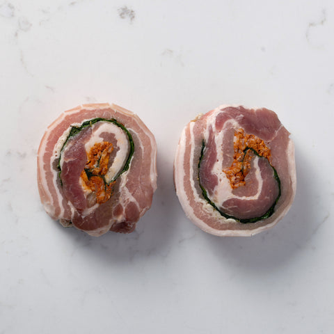 Free Range Chorizo And Fennel Stuffed Pork Belly