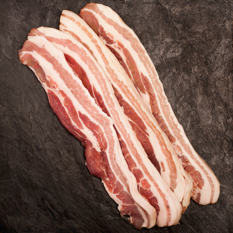 Dry Cured Unsmoked Streaky Bacon